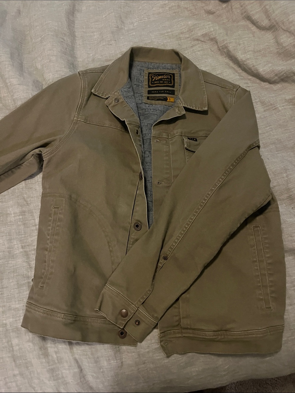 Howler Brothers Olive Lightweight Shirt Jacket